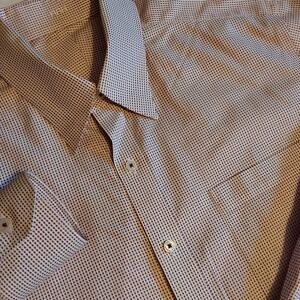 J. Hilburn Men's Red & White 16 1/2  34-35 Long Sleeve Designer Dress‎ Shirt